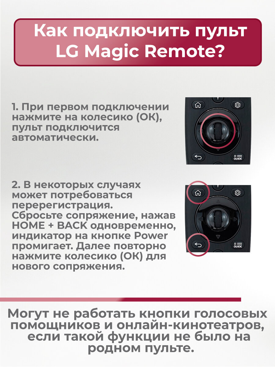 Голосовой пульт Magic Motion для телевизоров LG AN-MR20