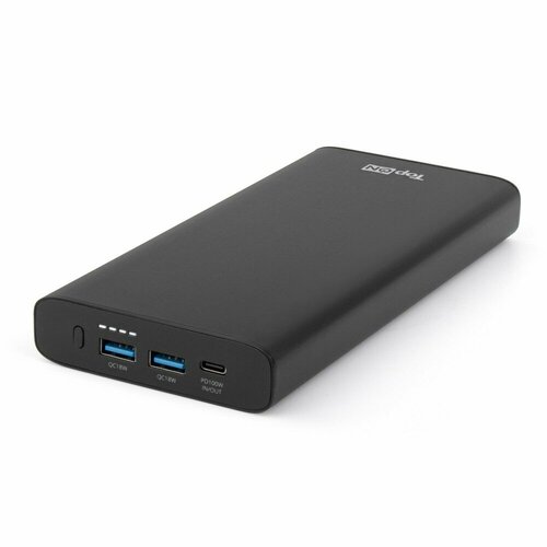 Внешний аккумулятор с функциями быстрой зарядки TopON 26800 mAh (TOP-T100), Type-C PD 100W, 2 USB QC3.0 18W