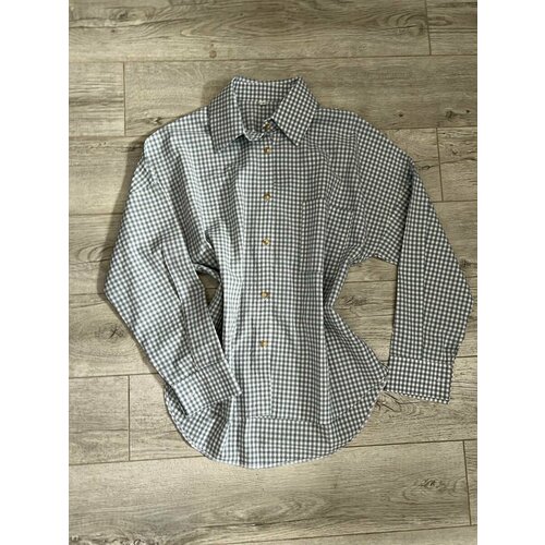 фото Рубашка , размер s, белый, серый фифи бутик