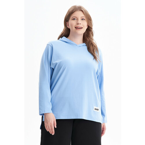 фото Худи olsi, размер 50, голубой