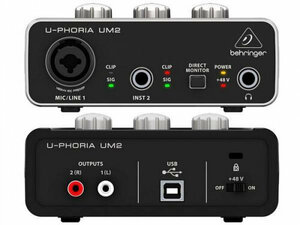 Аудиоинтерфейс Behringer UM2