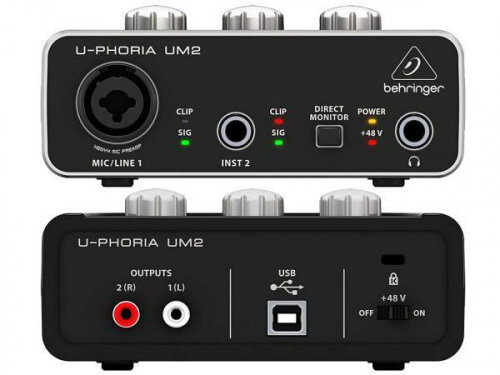 Аудиоинтерфейс Behringer UM2