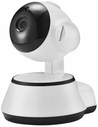 Беспроводная IP Wi-Fi видеокамера /Камера с обзором 360, ночной съемкой и датчиком движения( TF карта, белый)