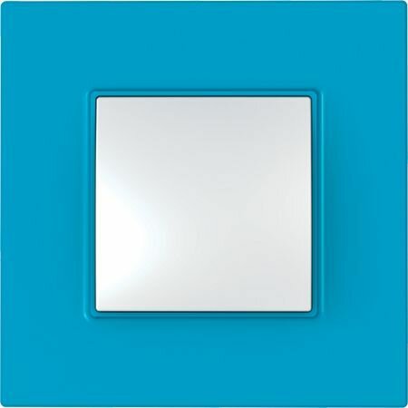 Unica Quadro MGU4.702.26 Рамка 1-постовая (голубика) Schneider Electric - фото №3