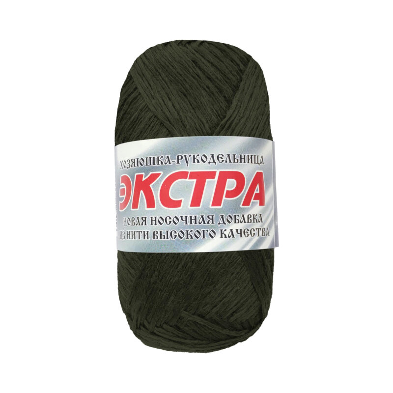 Пряжа для вязания 'Экстра', 50г, 245м (100% полипропилен) (оливковый), 5 мотков