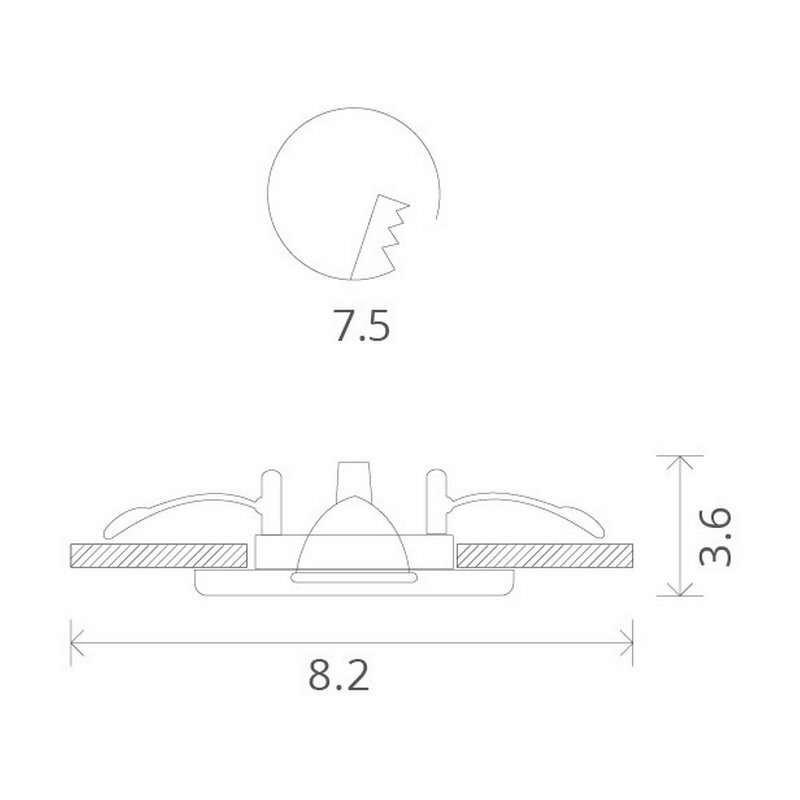 Светильник встраиваемый Arte lamp - фото №11