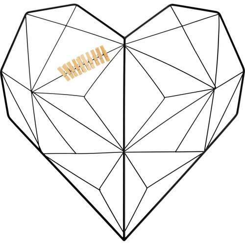 Органайзер-решетка Сердце 10 клипс в комплекте 790₽