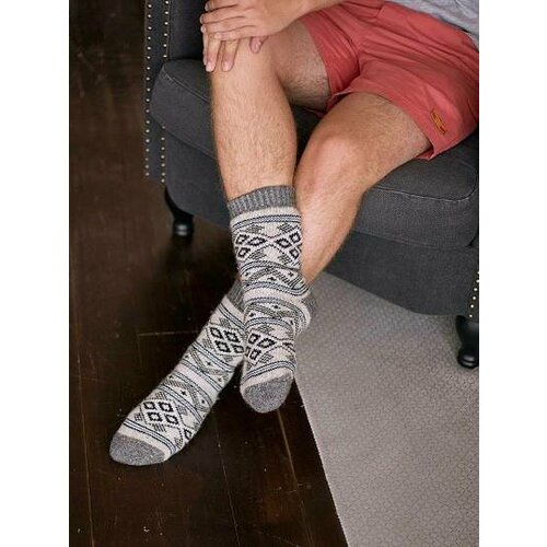 фото Носки бабушкины носки, размер 41-43, бежевый