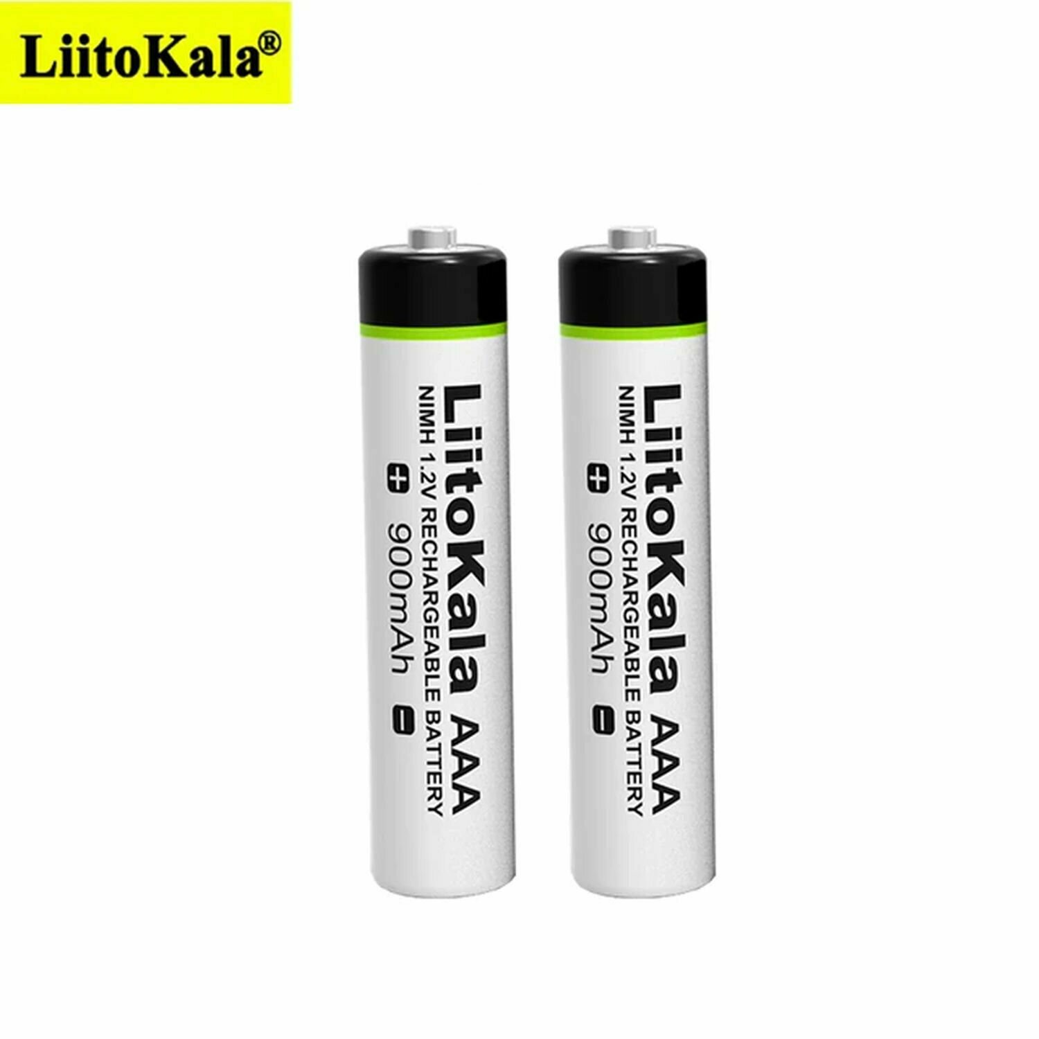 Аккумулятор Ni-Mh LiitoKala AAA 900 mAh для детских игрушек, геймпадов, пультов 2 шт.