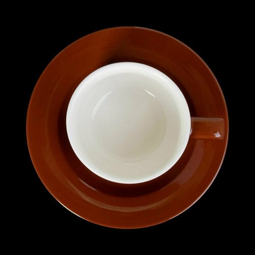 Чайная пара 250мл, коричневый 