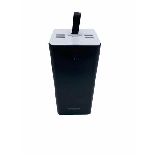 Внешний аккумулятор на 50000 mAh Ansty на 50000 мАч универсальный для смартфонов Ansty AP-023 Портативный внешний аккумулятор с индикацией с фонариком 3 встроенных кабеля Micro USB Type-C Lightning белый 5999₽