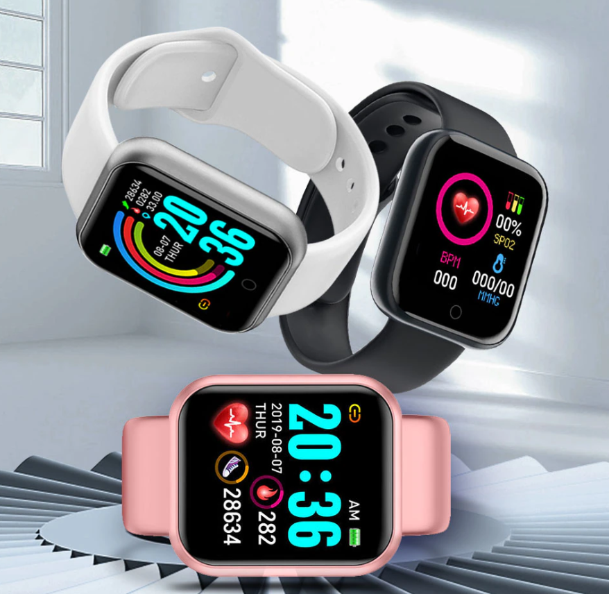 Многофункциональные детские часы Smart Watch для Android и iOS / Pink