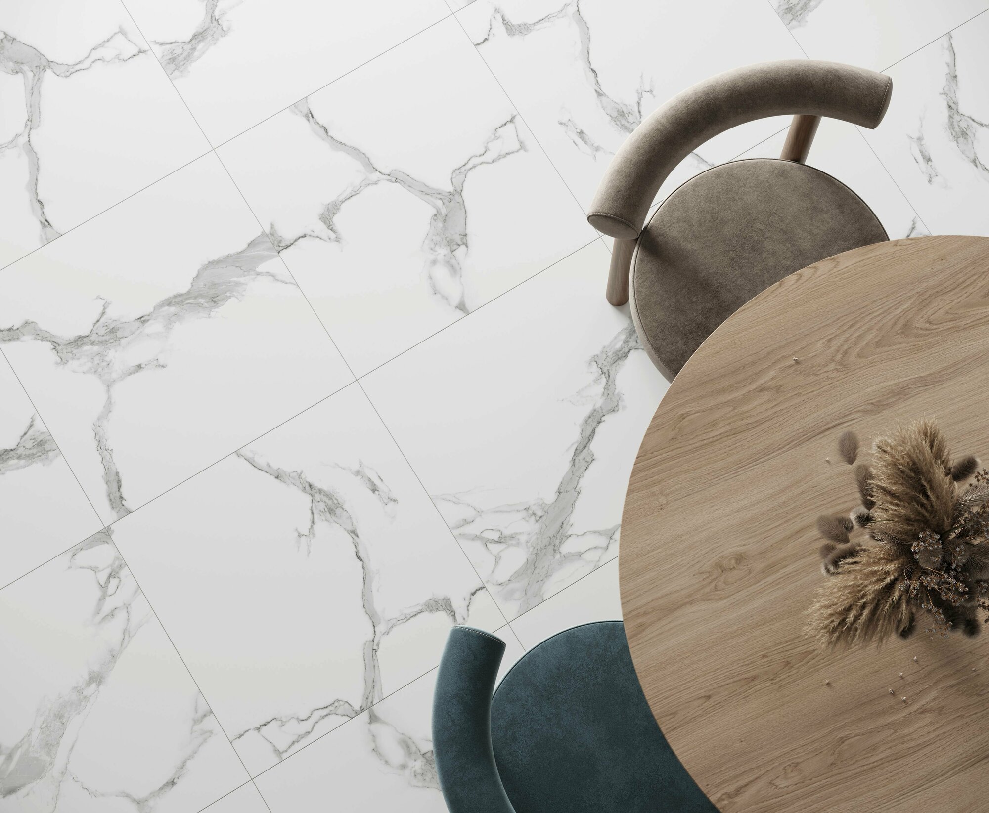 фото Плитка из керамогранита Laparet Satuario Crown матовый 60х60 см 1.44 м²