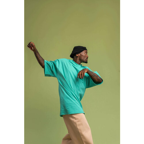 Футболка ZNWR, размер S, бирюзовый