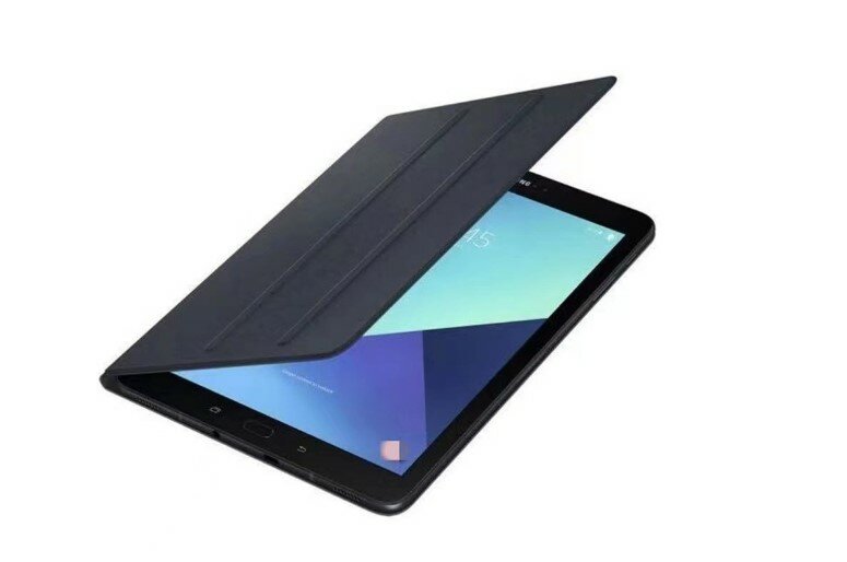 Защитный чехол MyPads с логотипом для Samsung Galaxy Tab S3 9.7 SM-T820/T825 Book Cover( EF-BT820PBEGRU) чёрного цвета