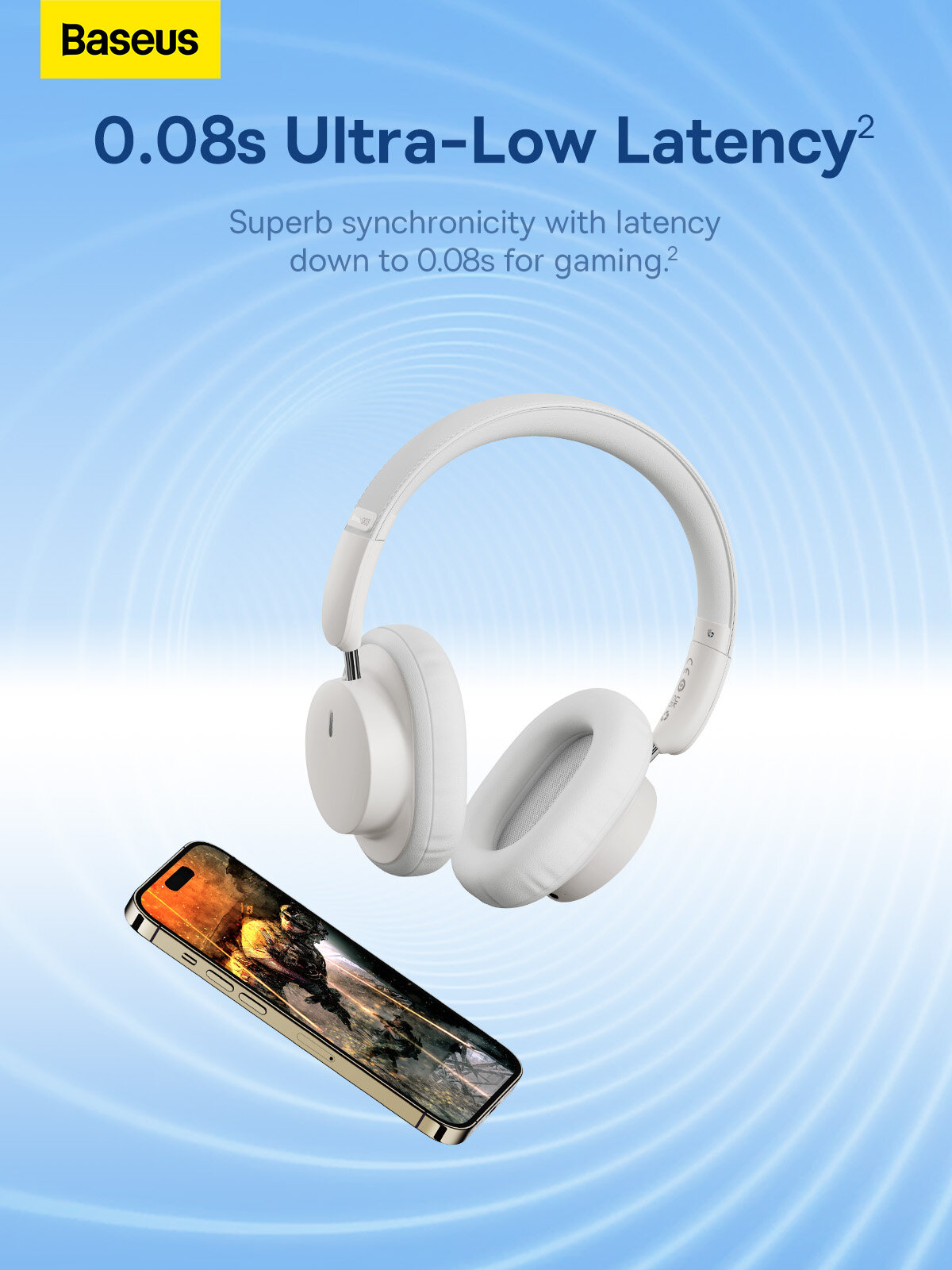 Беспроводные наушники Baseus Bowie D03 Wireless Headphone (NGTD030101, NGTD030102) — фото 20