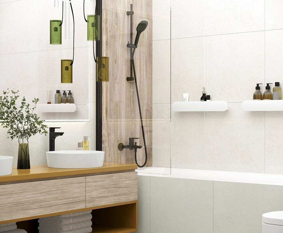 фото Керамогранит Laparet French Silver белый 60x120 Полированный 1,44 м2 (в упаковке 2 шт.)