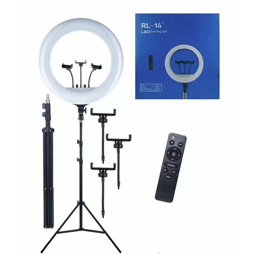 Кольцевая лампа RL 14 Свет для съёмки Лампа в студию Лампа для маникюра TS - Store 379000₽
