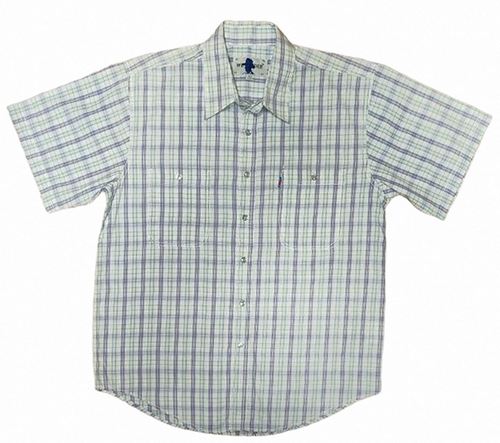 Рубашка WEST RIDER, размер 50, серый, белый