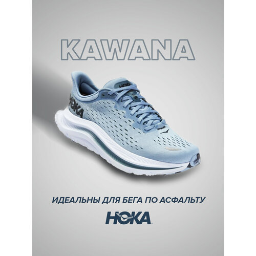 фото Кроссовки hoka kawana, полнота d, размер us10.5d/uk10/eu44 2/3/jpn28.5, голубой