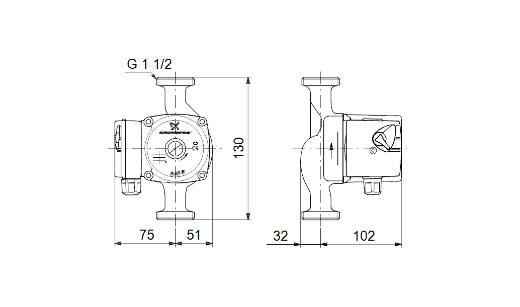 Циркуляционный насос Grundfos - фото №18