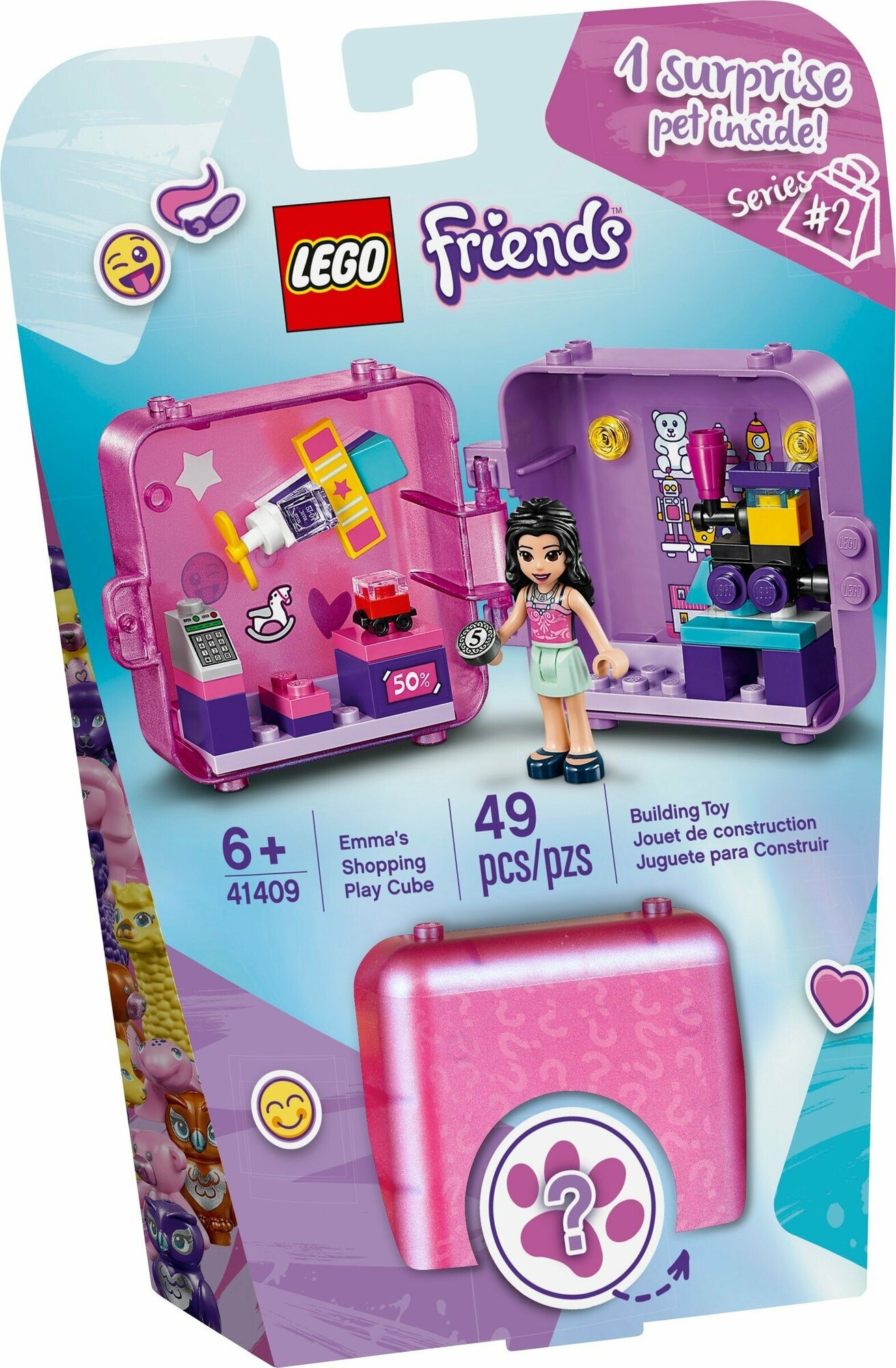 Конструктор LEGO Friends 41409 Игровая шкатулка Покупки Эммы, 49 дет.