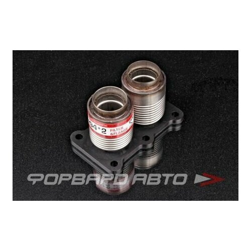 Ремонтная площадка глушителя VAG, (фланец с 2 гофрами 45*100) 445-942 EuroEx Венгрия