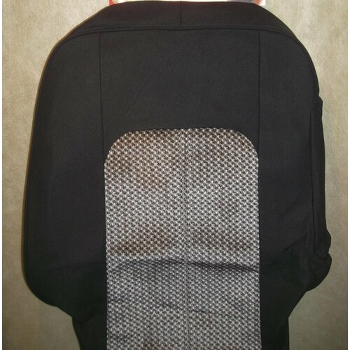 Чехлы на Subaru Forester 2 пок, 2002-2004 (SG5) черно-серый велюр_паук