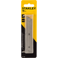 Лезвие для ножа с отламываюшимися сегментами 18мм 10шт Stanley 0-11-301