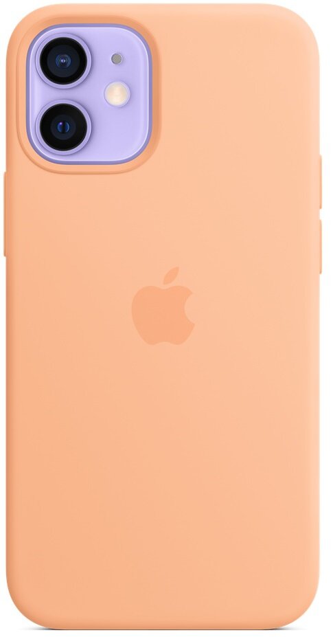 Чехол Apple MagSafe силиконовый для iPhone 12 mini, Светло-абрикосовый