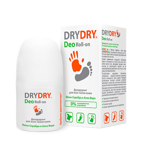 Дезодорант Dry Dry (Драй Драй) роликовый для всех типов кожи Deo Roll-on 50 мл Lexima AB - фото №2