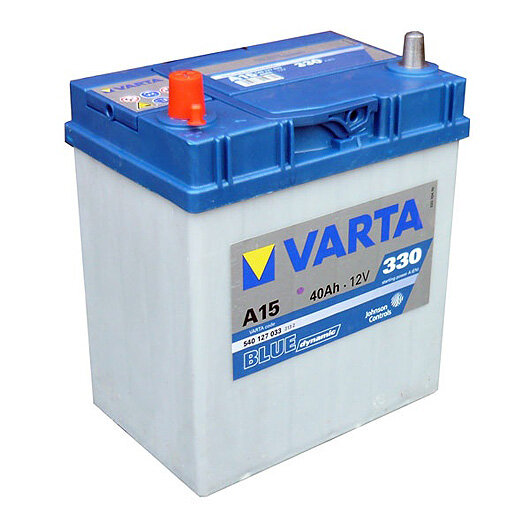 Аккумулятор 40 а/ч, рос. пол-сть VARTA 540 127 033 BLUE dynamic (A15) VAR540127-BD