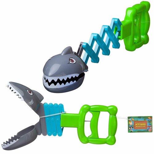 Игрушка механическая выдвижная Зубастики. Коварная акула, 28 см