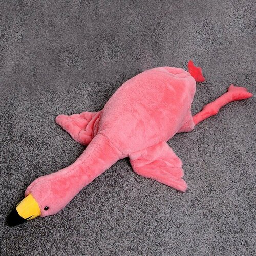 Мягкая игрушка «Фламинго», 130 см, цвет розовый игрушка для собак мягкая со звуком розовый фламинго 40х16 см pu3012