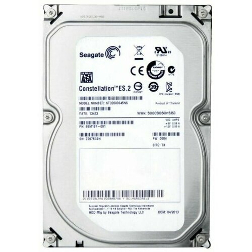 Жесткий диск Seagate 9SM167 2Tb SATAIII 35 HDD 1184000₽