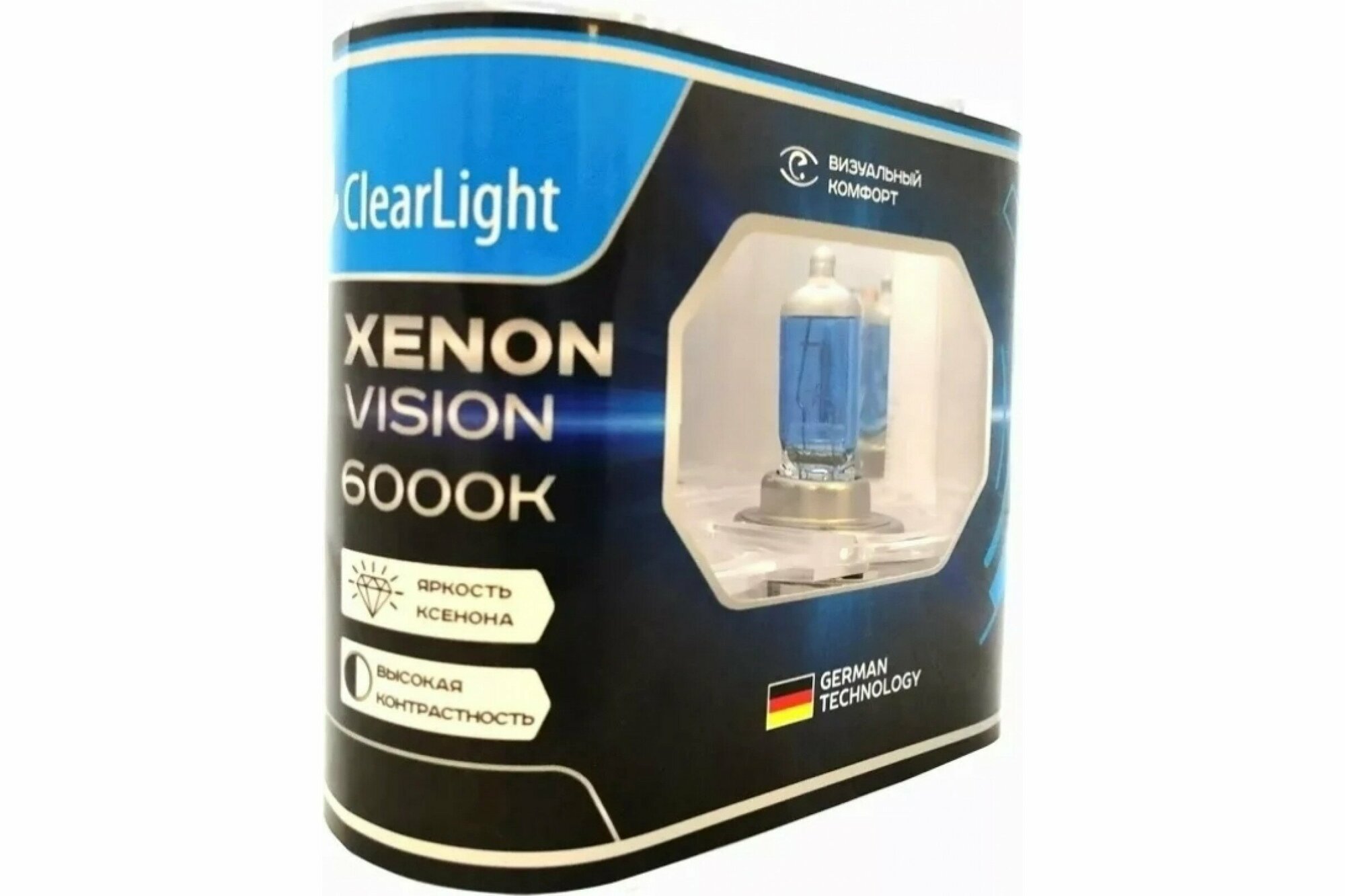 Лампа автомобильная галогенная ClearLight XenonVision MLH1XV H1 55W P145s