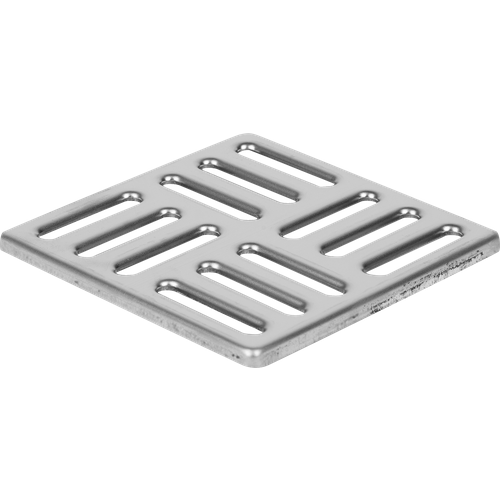 Решетка для трапа Ани пласт 100x100 мм нержавеющая сталь