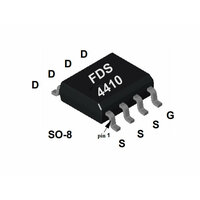 Микросхема FDS4410 N-Channel MOSFET 30V 10A SO8