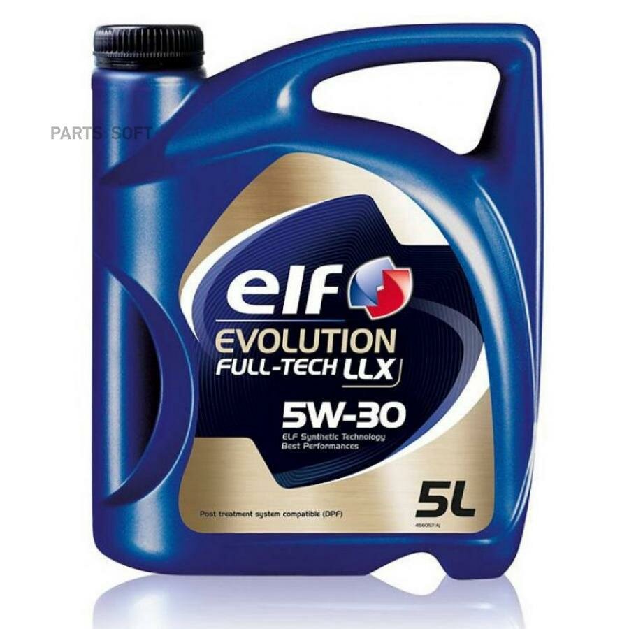 ELF 213920 Масо 5L elf Evolution Fulltech LLX 5W30 C3 VW 504.00/507.00, BMW LL-04, MB 229.51 синтетическое