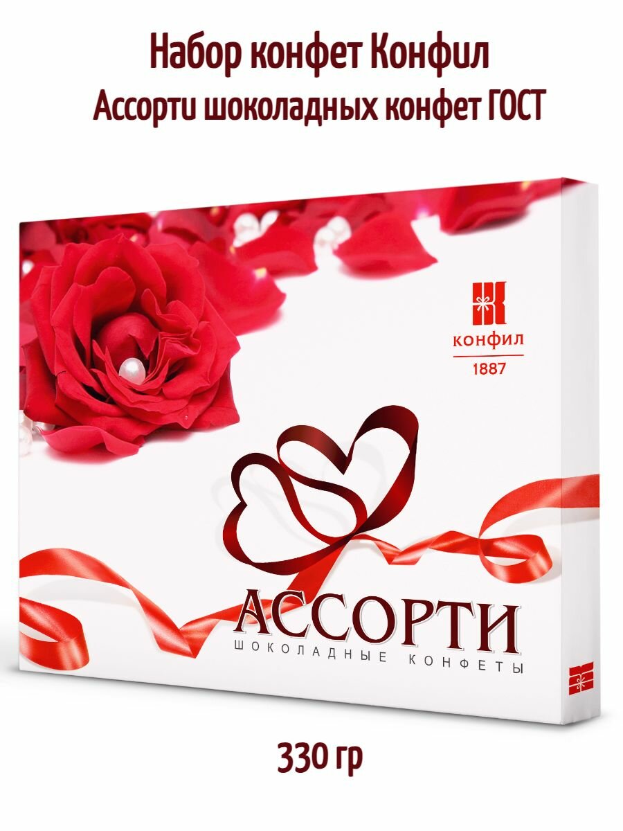 Конфеты Конфил Ассорти 330гр - фотография № 3