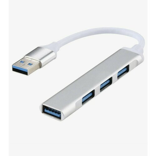 Переходник хаб на 4 USB (3.0 и 2.0), OTG / HUB для ноутбука, смартфона, планшета / Дисконт 63