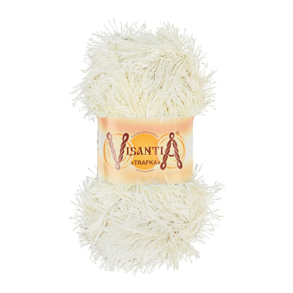 Пряжа VISANTIA "TRAFKA" 100% полиэстер 100 г 150 м №0065 св. желтый