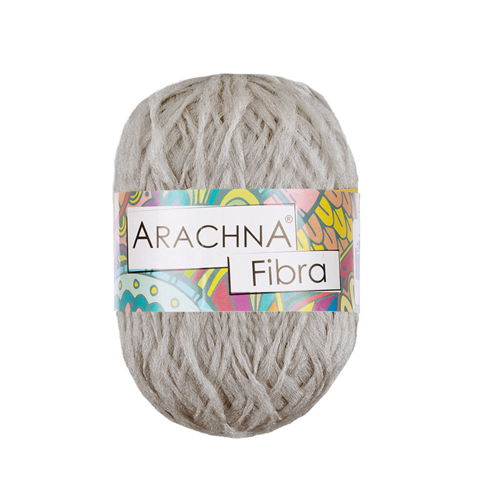 Пряжа ARACHNA "Fibra" 100% полиэфир 50 г 200 м ± 12 м №10 серо-бежевый