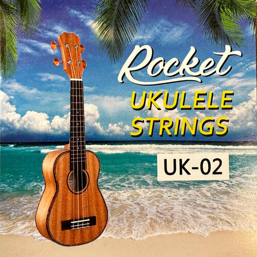 Струны для укулеле ROCKET UK-02 струны alice для укулеле сопрано среднего натяжения цветные