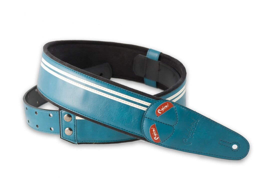 8401070110088 Steady Mojo Race Teal Ремень для гитары RightOn Straps