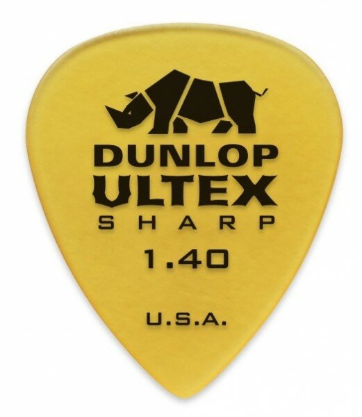 Медиатор Dunlop 433R1.40 Ultex Sharp, 1.4 мм, 1 шт.