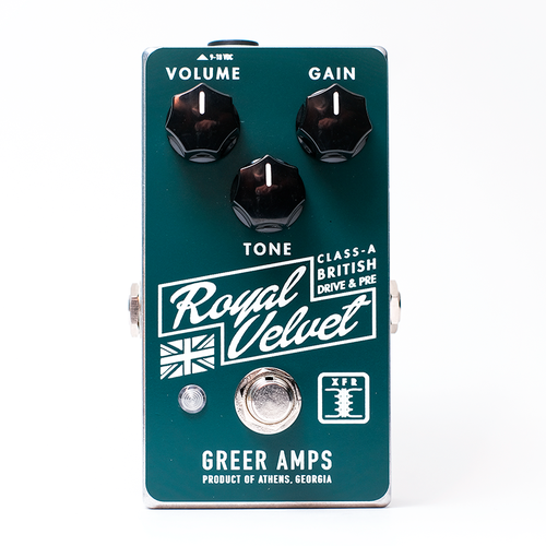 Greer Amps Royal Velvet British Overdrive & Preamp benson amps preamp complicated pattern dan flashes limited edition