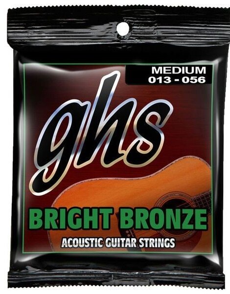 Струны для акустической гитары GHS Bright Bronze BB40M 13-56