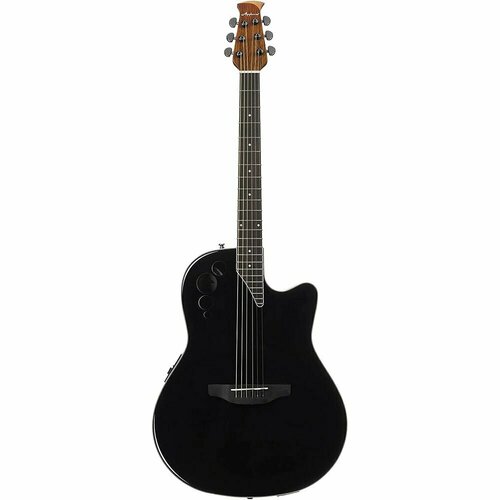 Гитара электроакустическая Applause AE44II-5S Elite Mid Cutaway Black Satin