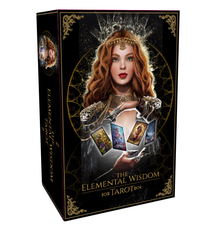 Карты Таро The Elemental Wisdom Tarot LARGE version 14cm, Taroteca / Таро Мудрость Стихий, 14 см,